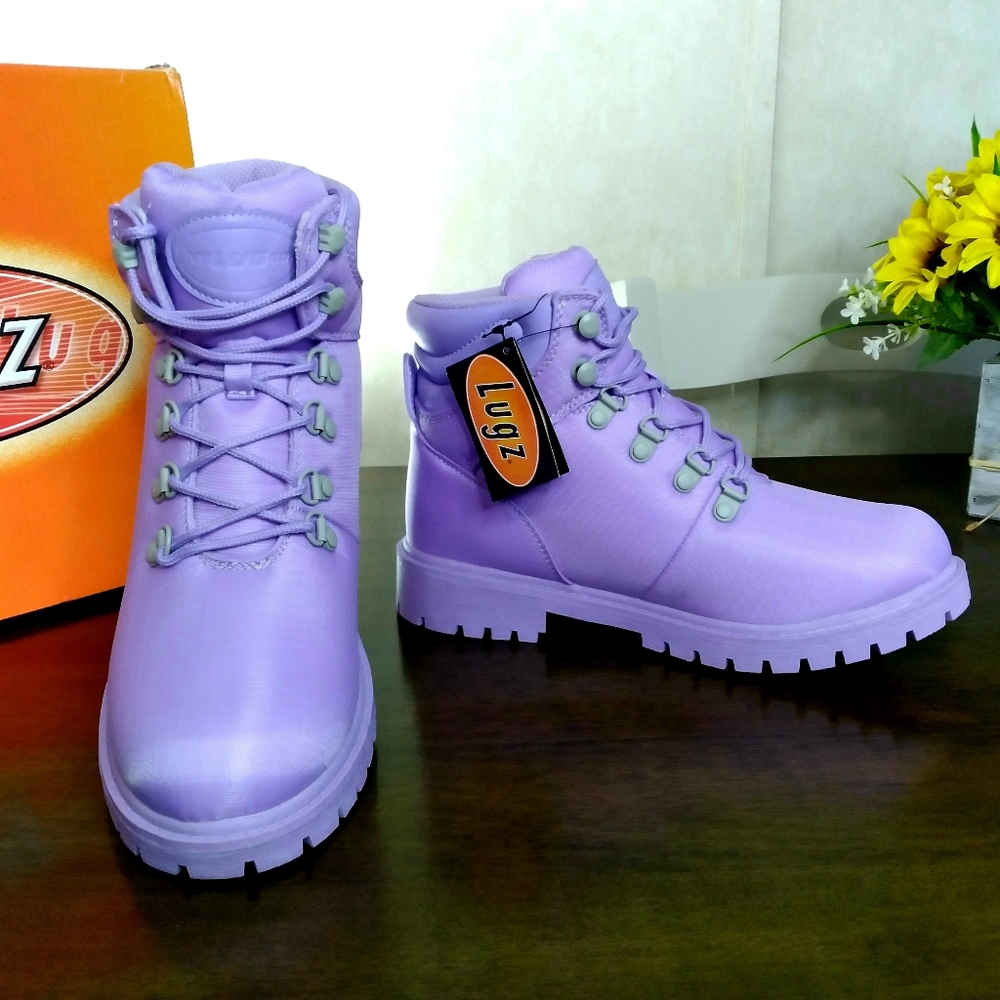 LUGZ NY Lavender Womens Britt Oxford Boot size 7 8 9 Purple Violet NIB NWT
